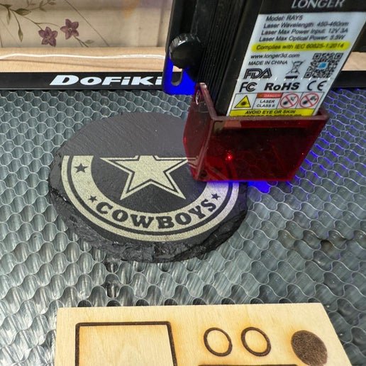 Custom Engraved Slate Coaster – Made to Order - Vivid Merch