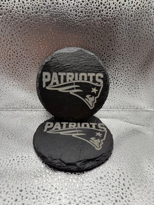 Custom Engraved Slate Coaster – Made to Order - Vivid Merch