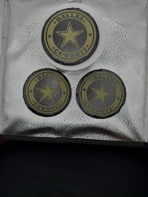 Custom Engraved Slate Coaster – Made to Order - Vivid Merch